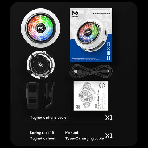 MEMO CX20 Cooler Pakistan - High Power Mobile Cooler Gaming Fan