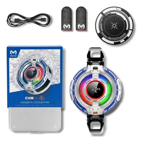 MEMO CX16 AI Universal Magnetic Mobile Cooling Fan