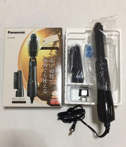 Panasonic EH-KA60-K Hot Brush Hair Curling Dryer Black AC100-120V/200-240V F/S