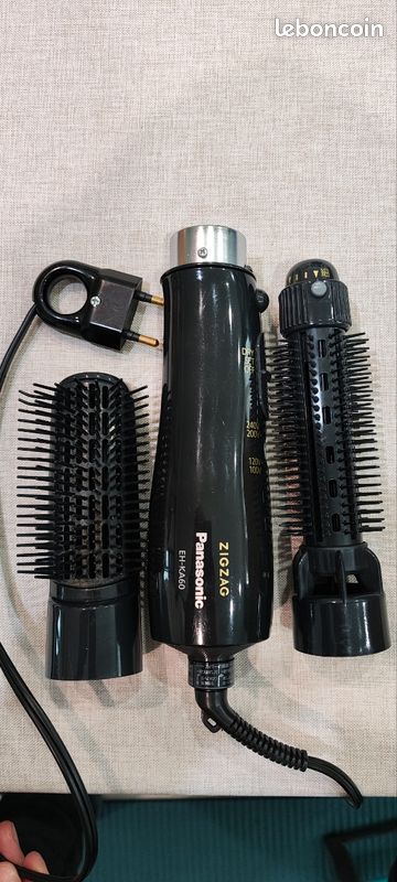 Panasonic EH-KA60-K Hot Brush Hair Curling Dryer Black AC100-120V/200-240V F/S