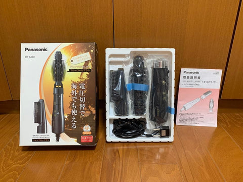 Panasonic EH-KA60-K Hot Brush Hair Curling Dryer Black AC100-120V/200-240V F/S
